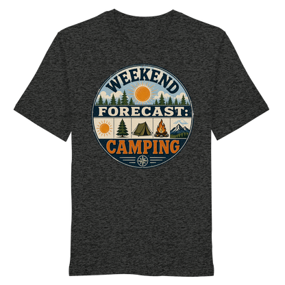 Clever Outdoor Weekend Forecast Camping - Organic Shirt