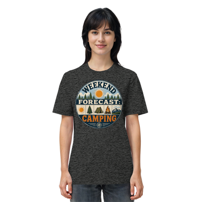 Clever Outdoor Weekend Forecast Camping - Organic Shirt