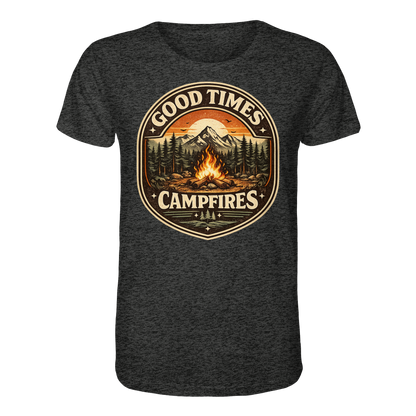 Clever Outdoor Good Times Campfires - Organic Shirt