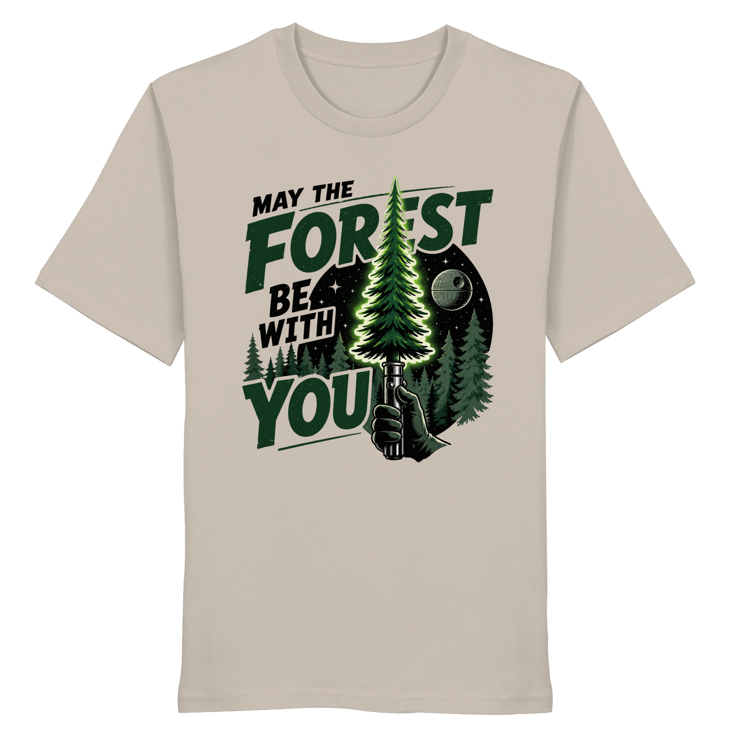 Clever Outdoor May The Forest Be With You - Organic Shirt