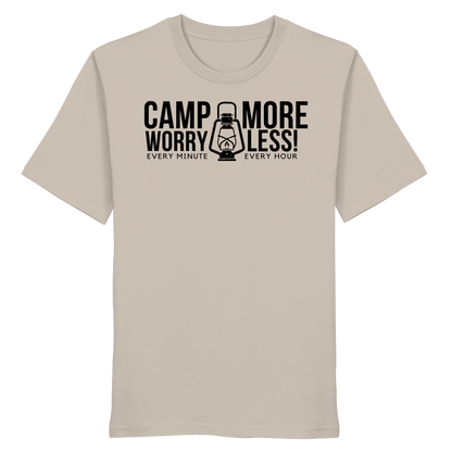 Clever Outdoor Camp More Worry Less  - Organic Shirt