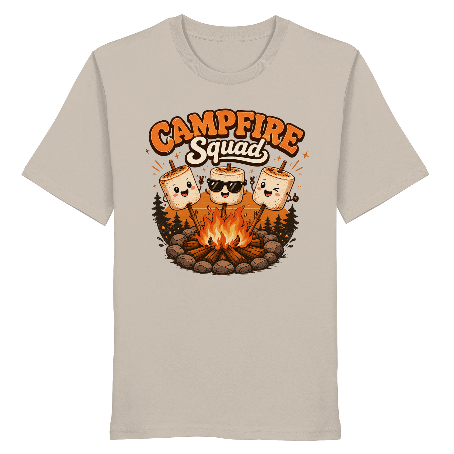 Clever Outdoor Campfire Squad - Organic Shirt