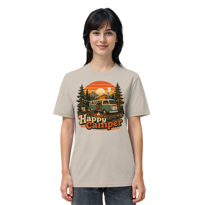 Clever Outdoor Happy Camper - Organic Shirt