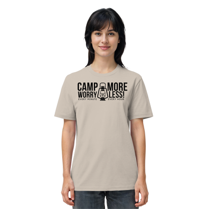 Clever Outdoor Camp More Worry Less  - Organic Shirt
