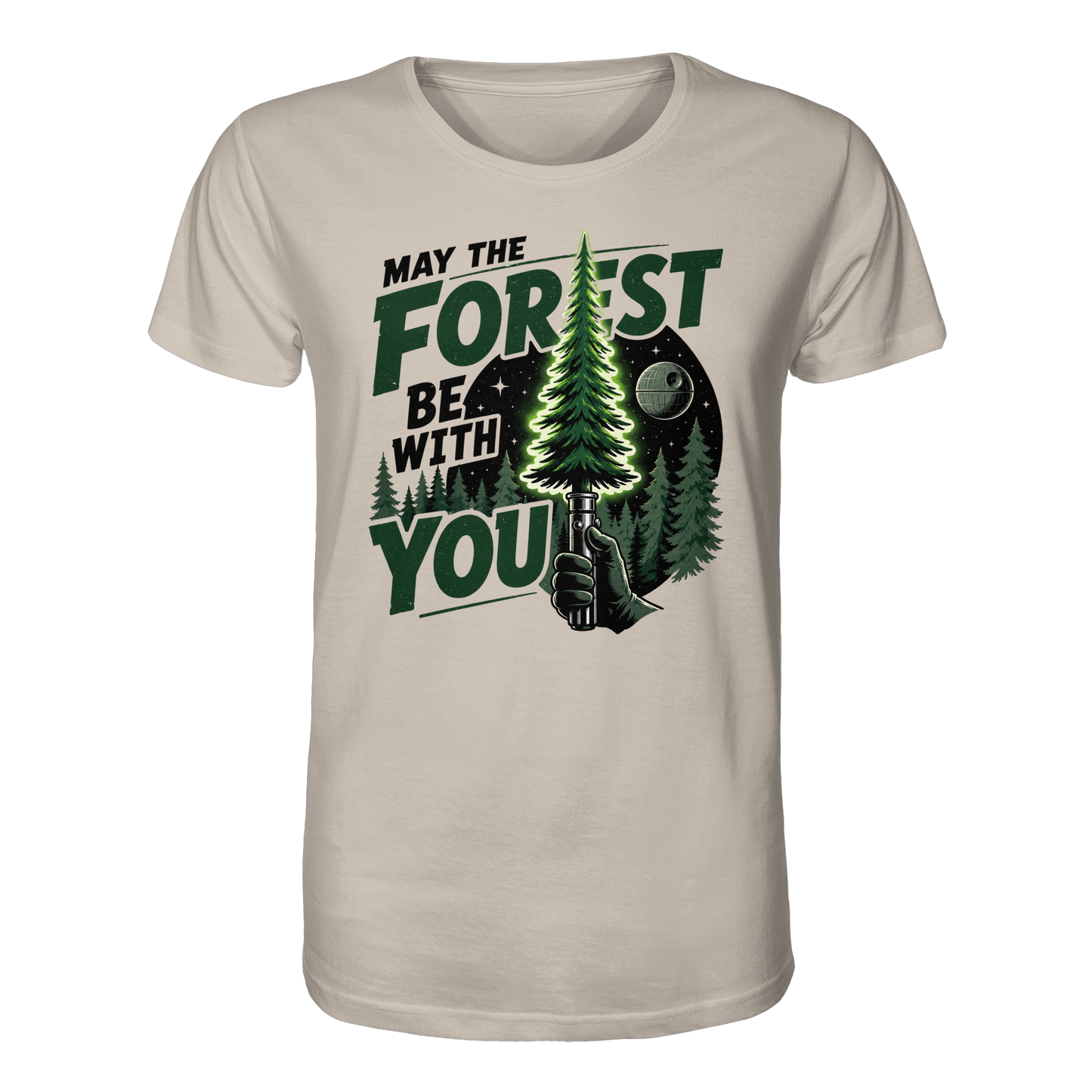 Clever Outdoor May The Forest Be With You - Organic Shirt