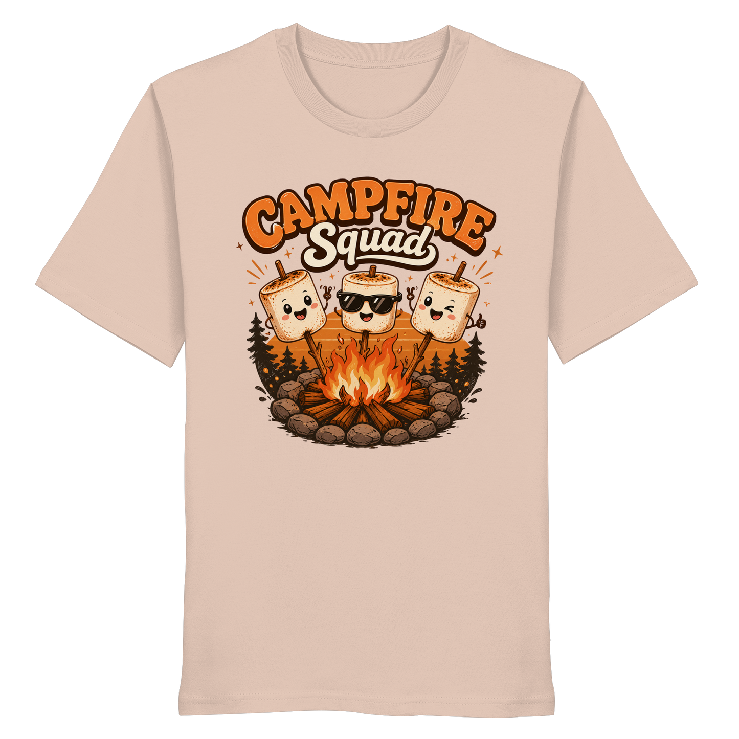 Clever Outdoor Campfire Squad - Organic Shirt