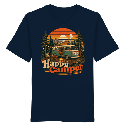 Clever Outdoor Happy Camper - Organic Shirt