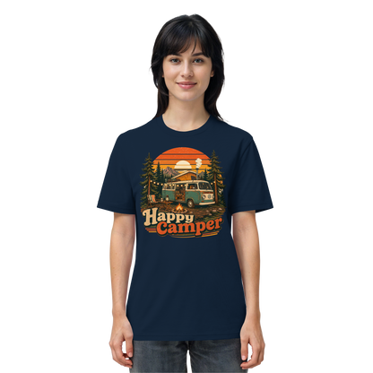 Clever Outdoor Happy Camper - Organic Shirt