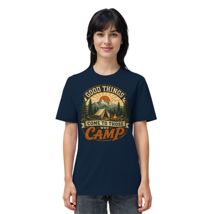 Clever Outdoor Good Things Come To Those Who Camp - Organic Shirt