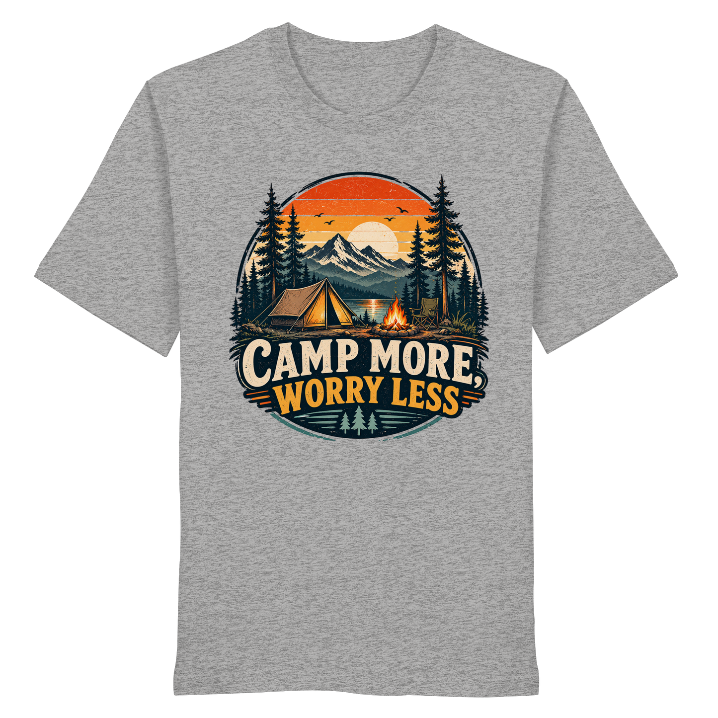 Clever Outdoor Camp More Worry Less - Organic Shirt
