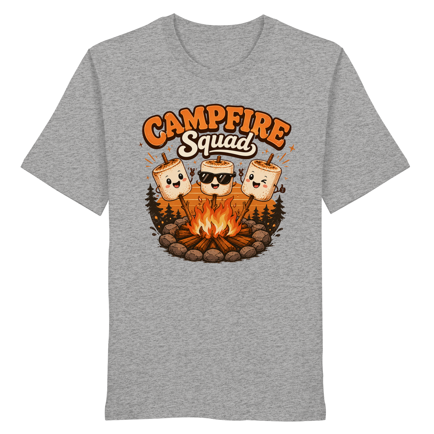 Clever Outdoor Campfire Squad - Organic Shirt