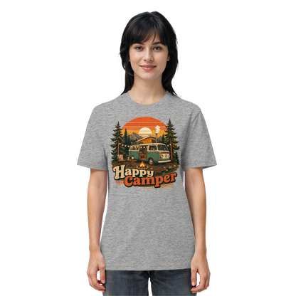 Clever Outdoor Happy Camper - Organic Shirt