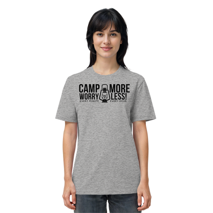 Clever Outdoor Camp More Worry Less  - Organic Shirt