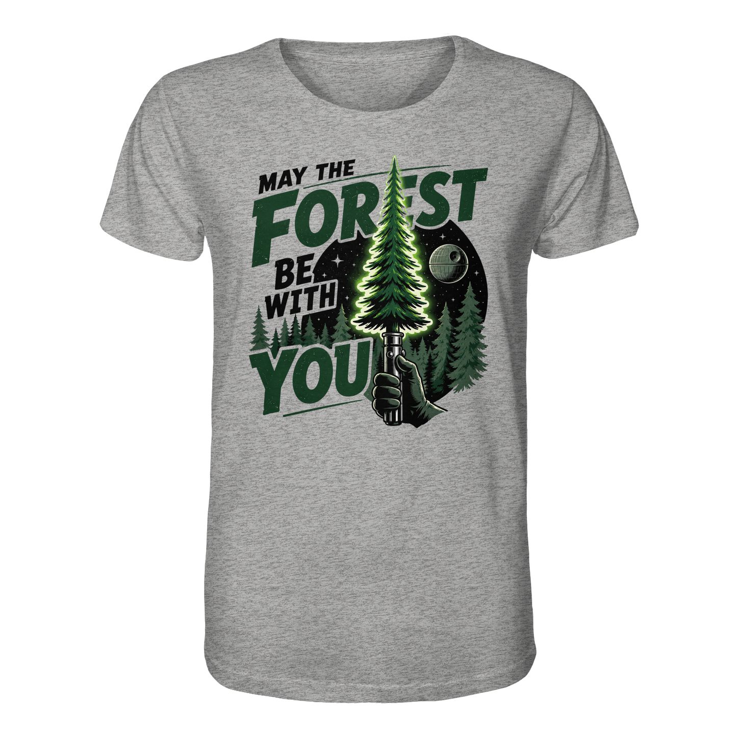 Clever Outdoor May The Forest Be With You - Organic Shirt