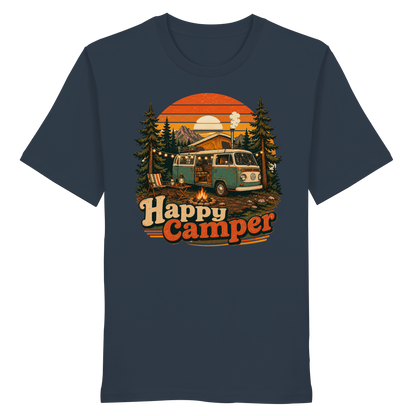 Clever Outdoor Happy Camper - Organic Shirt