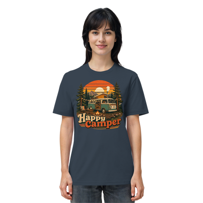 Clever Outdoor Happy Camper - Organic Shirt