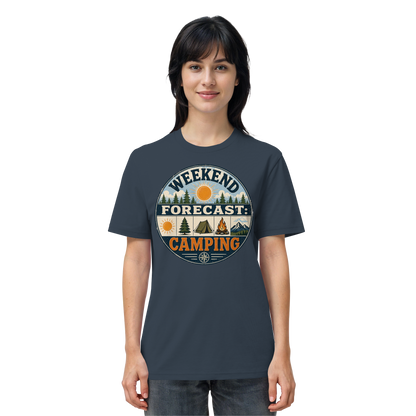 Clever Outdoor Weekend Forecast Camping - Organic Shirt