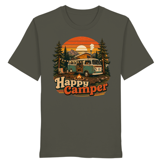 Clever Outdoor Happy Camper - Organic Shirt - clever-outdoor.de