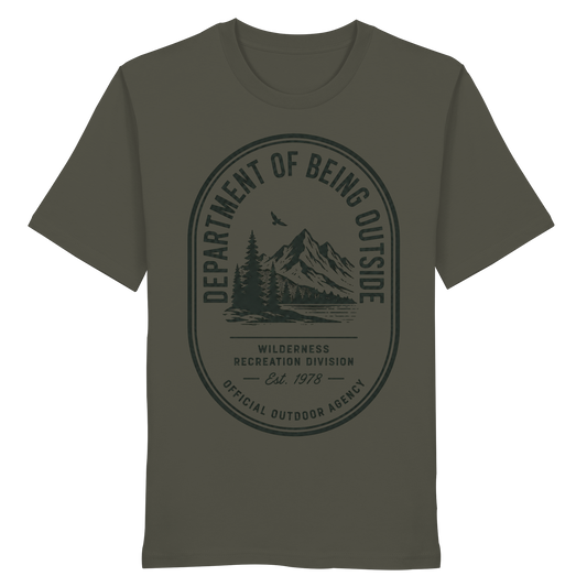 Clever Outdoor Being Outside - Organic Shirt - clever-outdoor.de