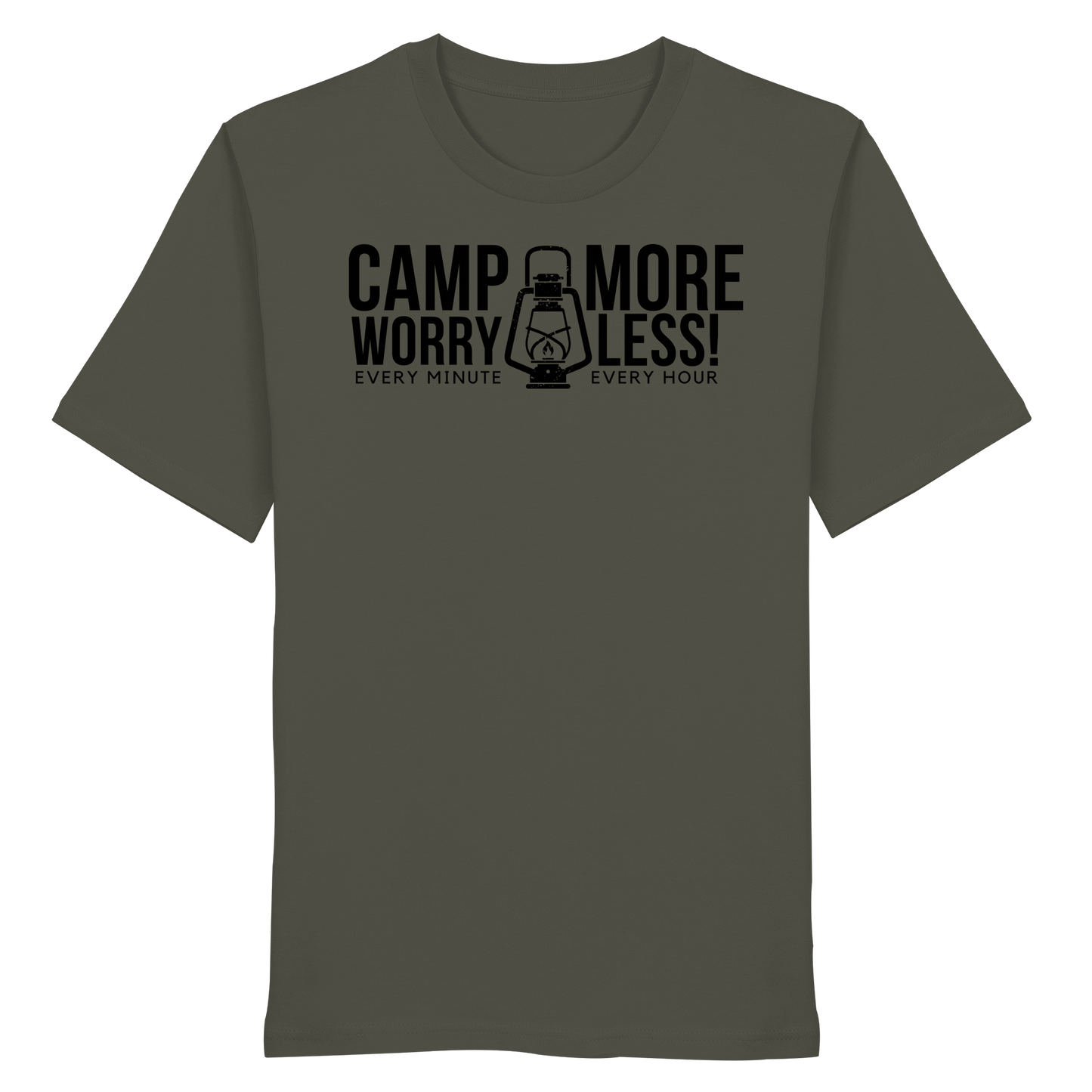 Clever Outdoor Camp More Worry Less  - Organic Shirt