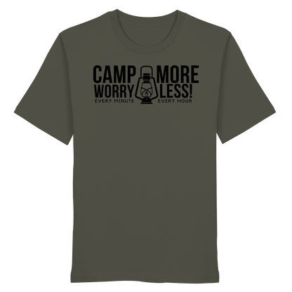 Clever Outdoor Camp More Worry Less  - Organic Shirt