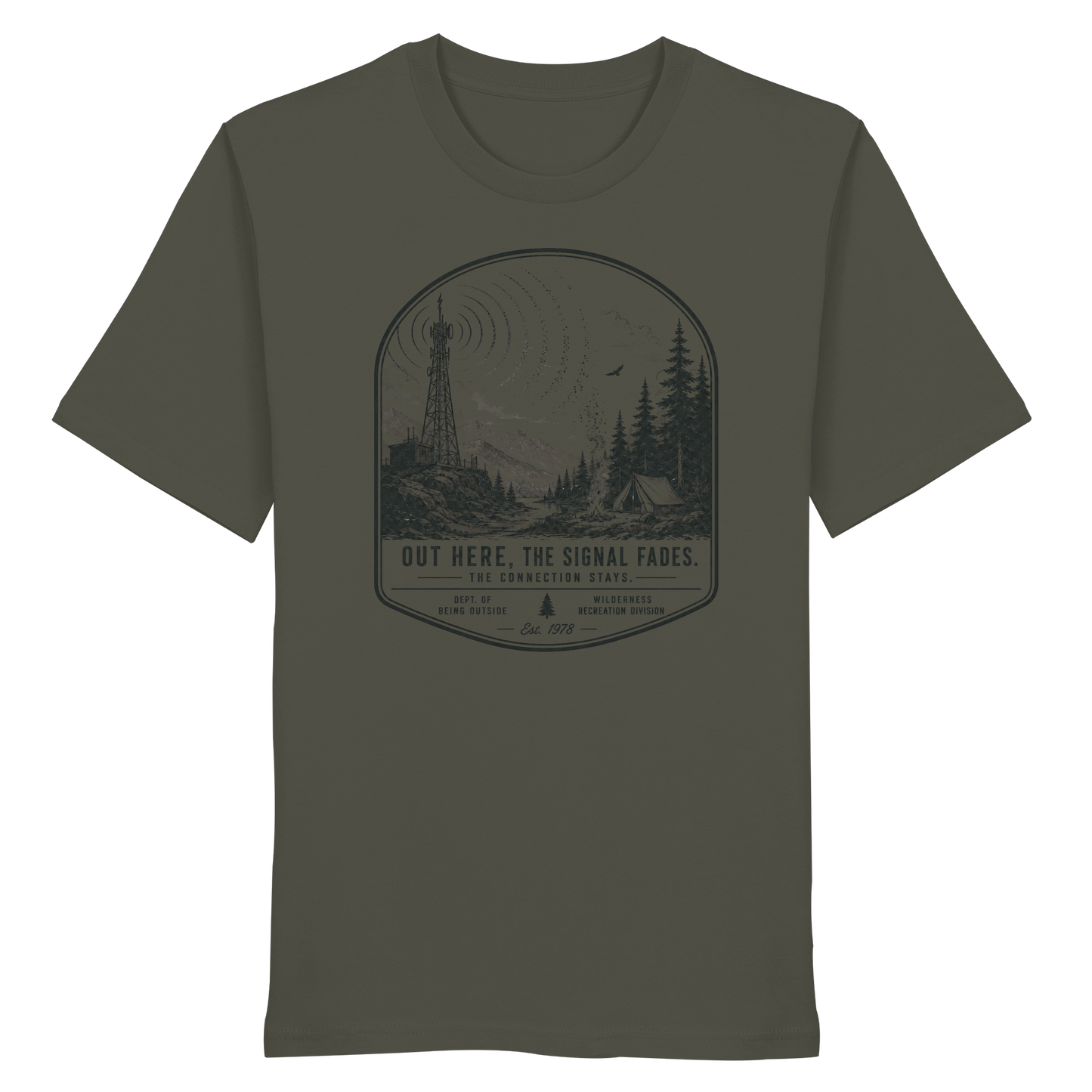 Clever Outdoor Signal Fades - Organic Shirt