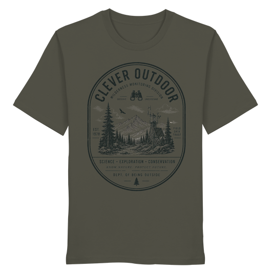 Clever Outdoor Monitoring Division - Organic Shirt - clever-outdoor.de
