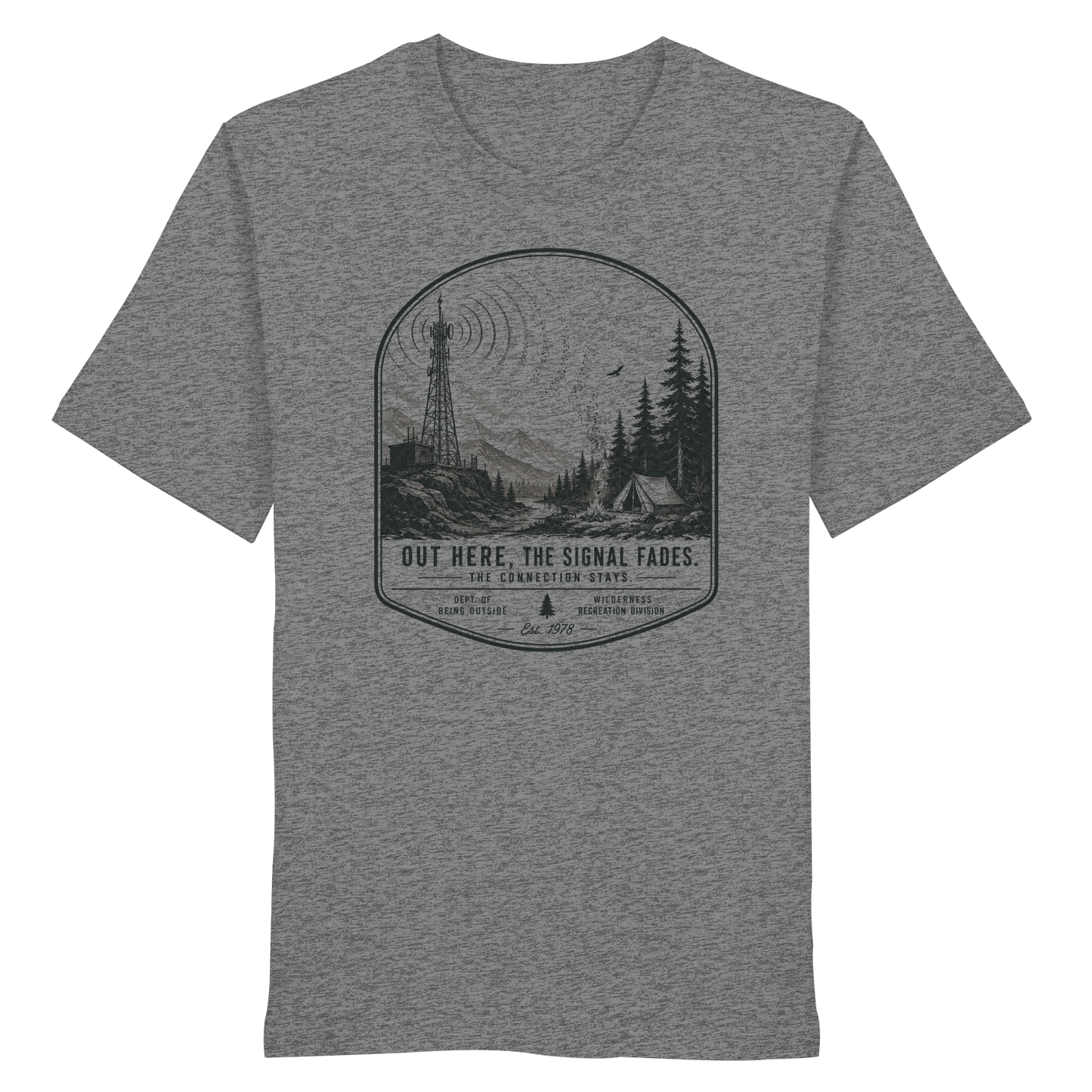Clever Outdoor Signal Fades - Organic Shirt