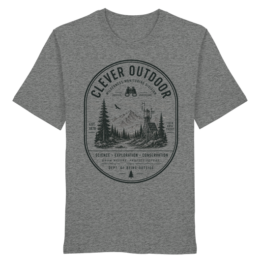 Clever Outdoor Monitoring Division - Organic Shirt - clever-outdoor.de
