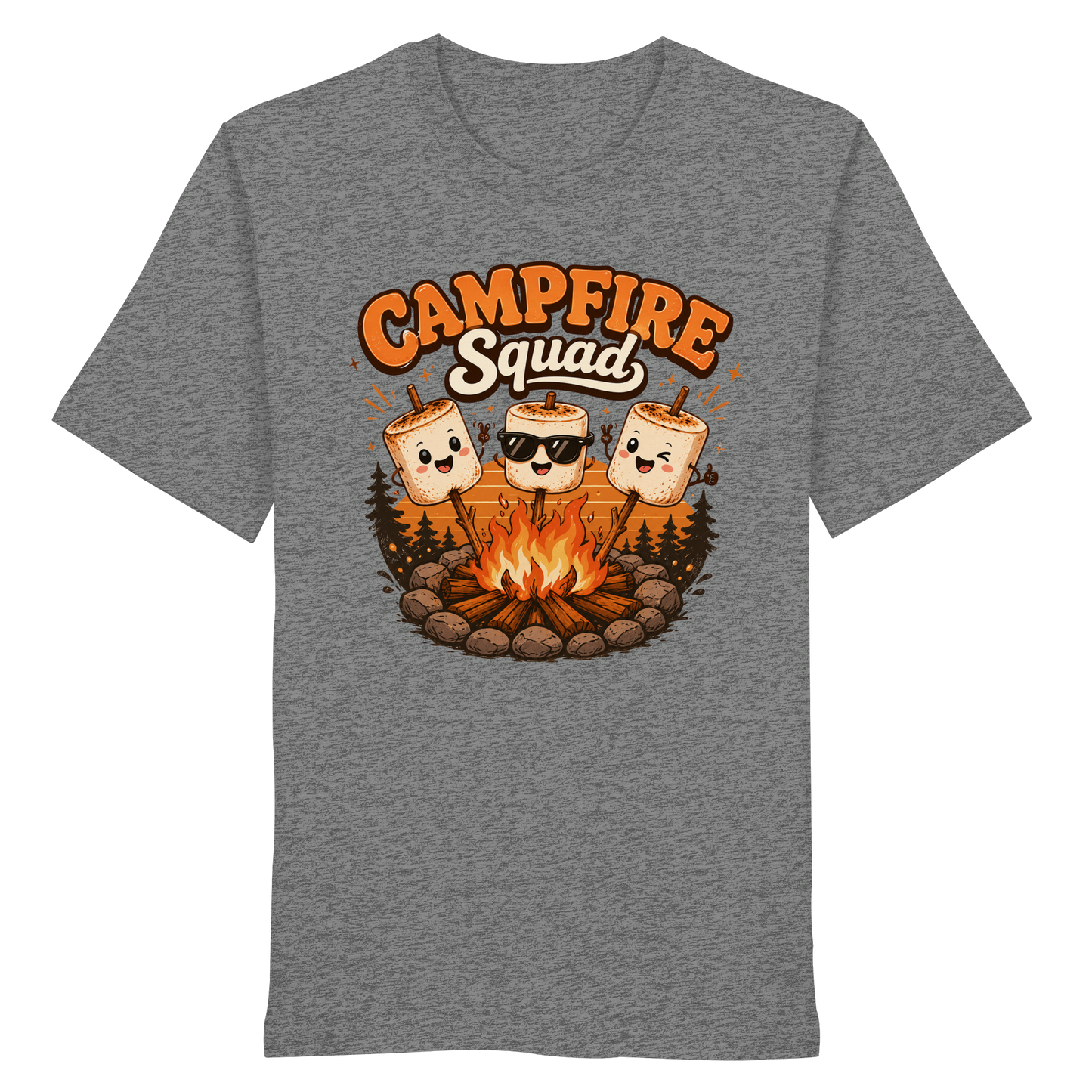 Clever Outdoor Campfire Squad - Organic Shirt