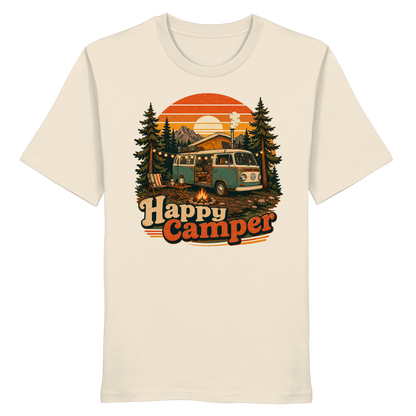 Clever Outdoor Happy Camper - Organic Shirt