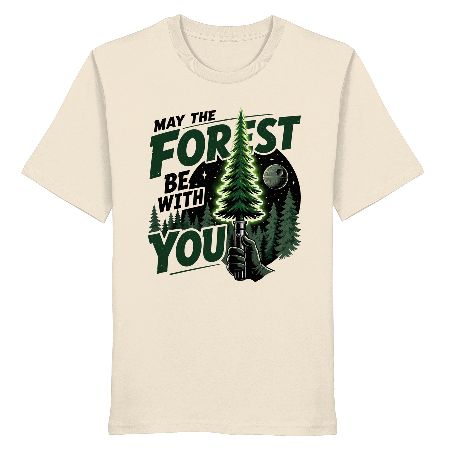 Clever Outdoor May The Forest Be With You - Organic Shirt