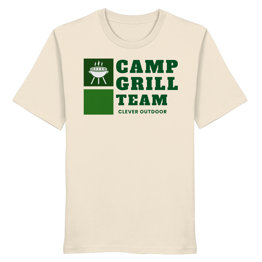 Clever Outdoor Camp Grill Team  - Organic Shirt - clever-outdoor.de