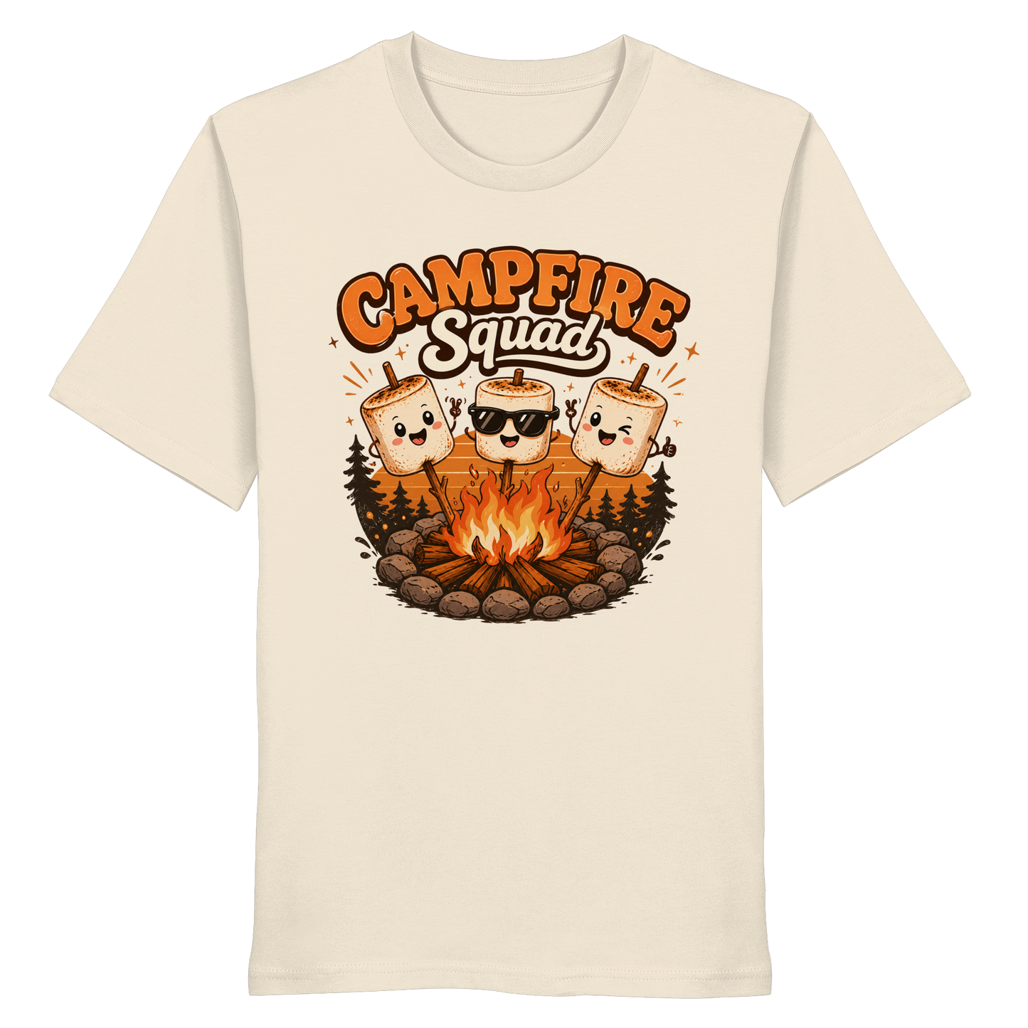 Clever Outdoor Campfire Squad - Organic Shirt