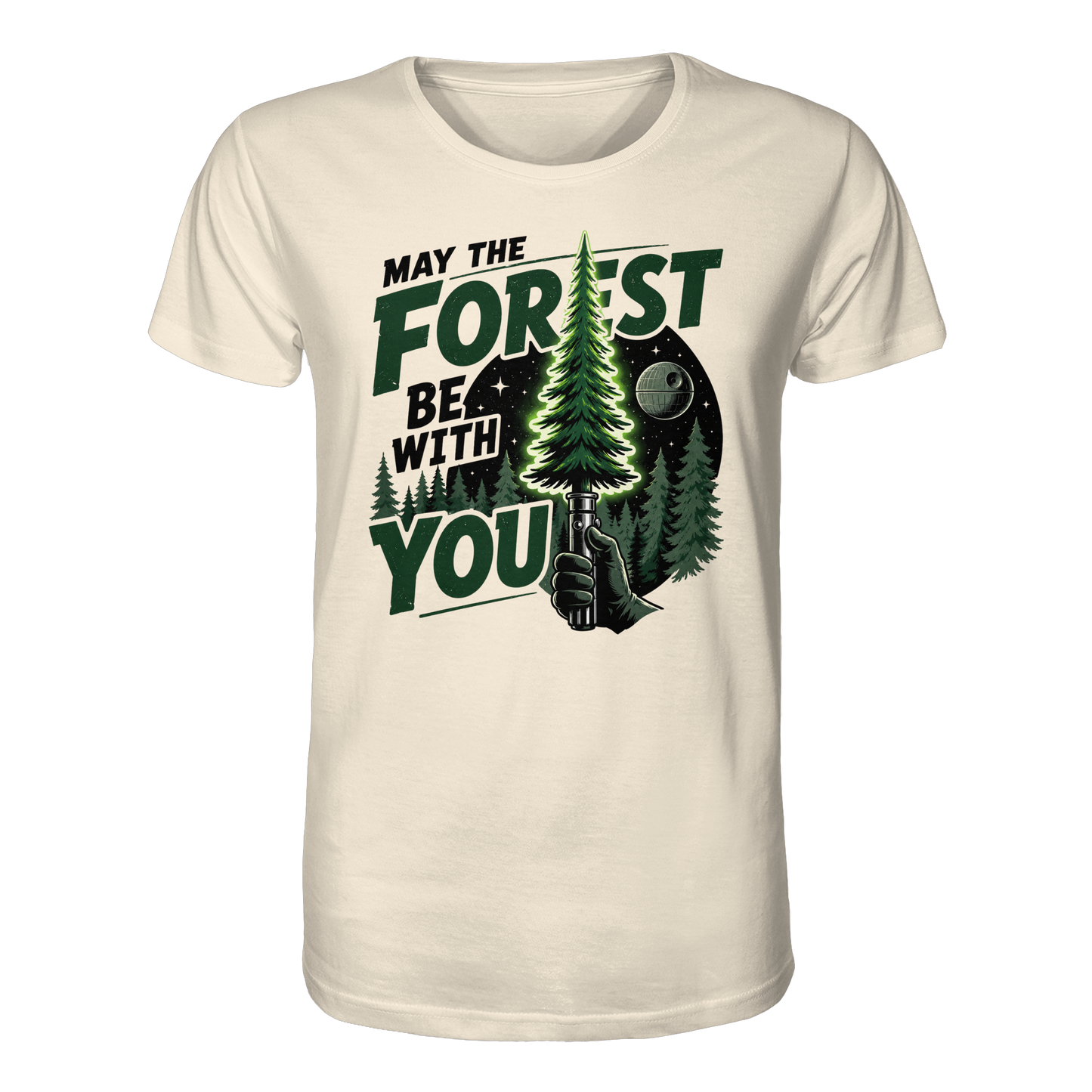 Clever Outdoor May The Forest Be With You - Organic Shirt