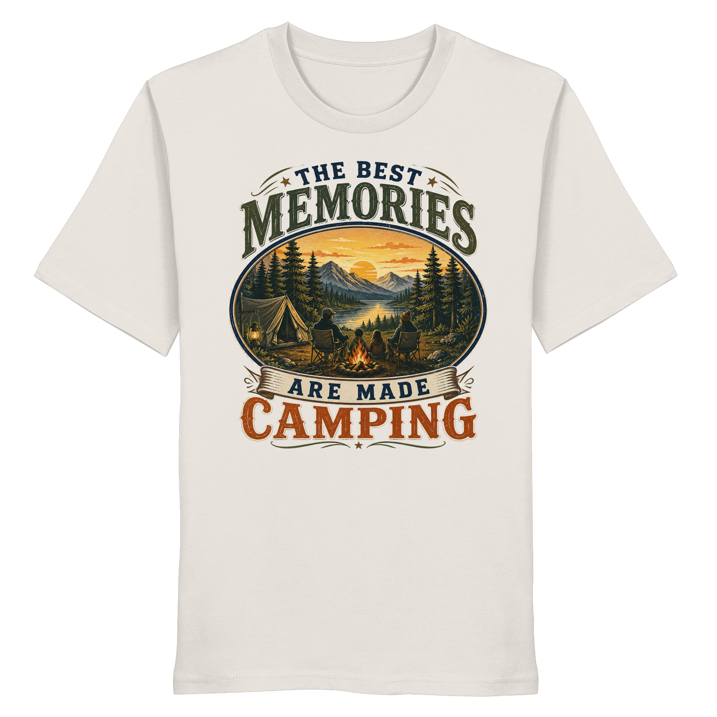 Clever Outdoor The Best Memories Are Made Camping - Organic Shirt
