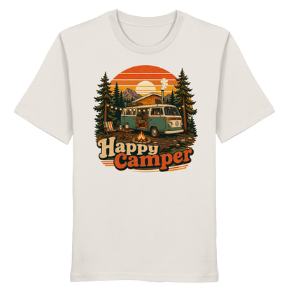 Clever Outdoor Happy Camper - Organic Shirt