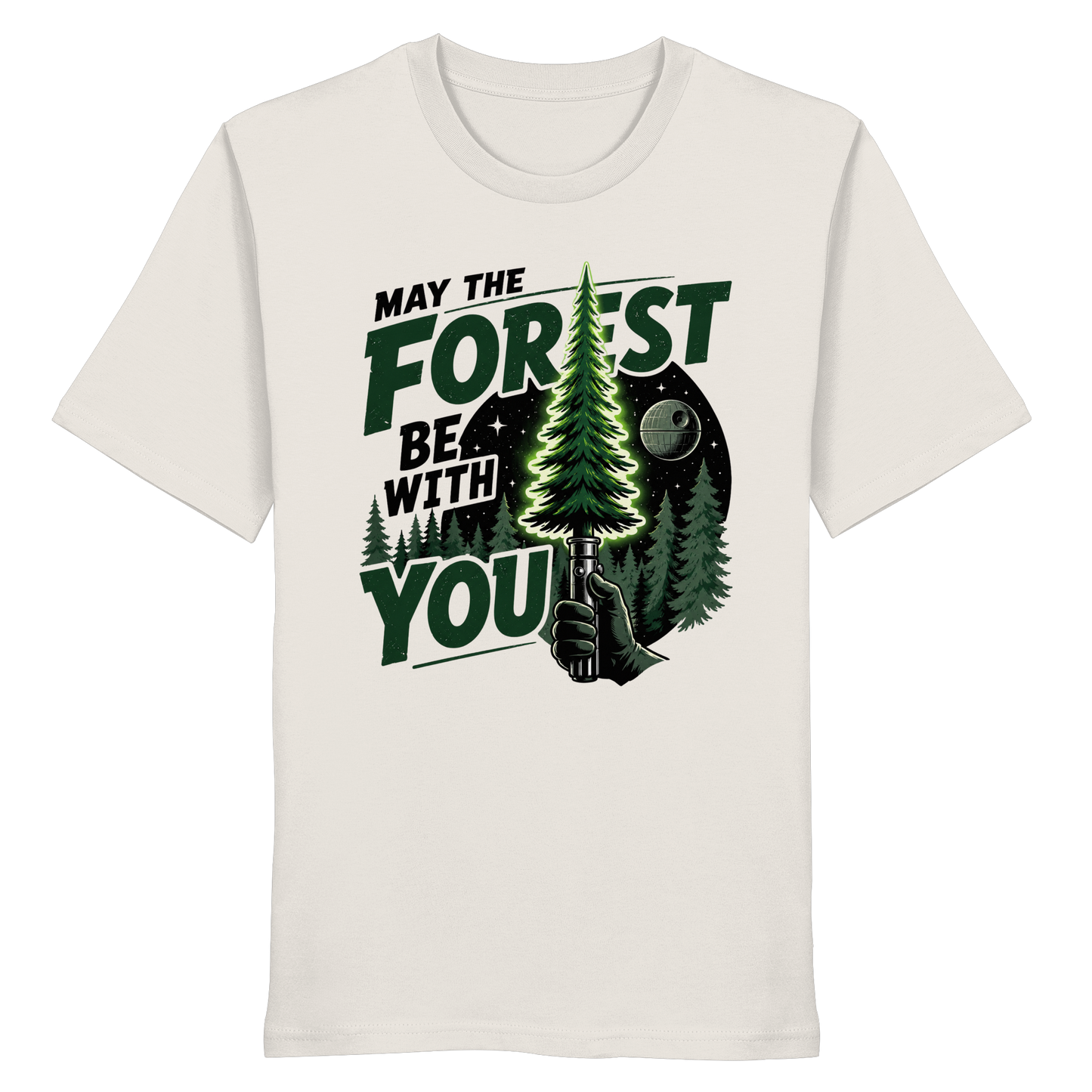 Clever Outdoor May The Forest Be With You - Organic Shirt