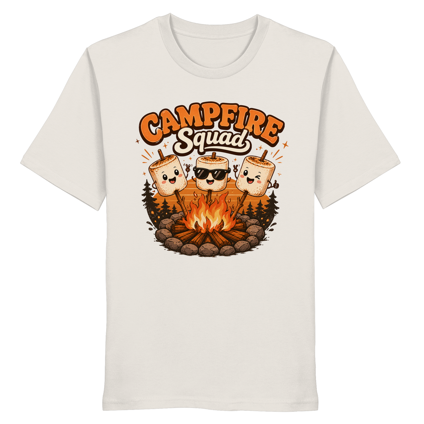 Clever Outdoor Campfire Squad - Organic Shirt