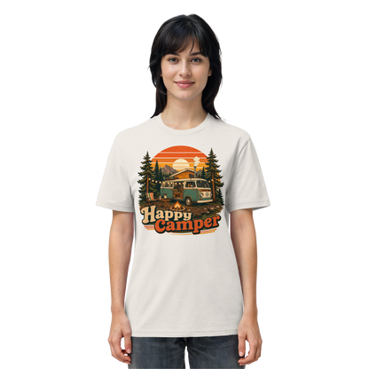 Clever Outdoor Happy Camper - Organic Shirt