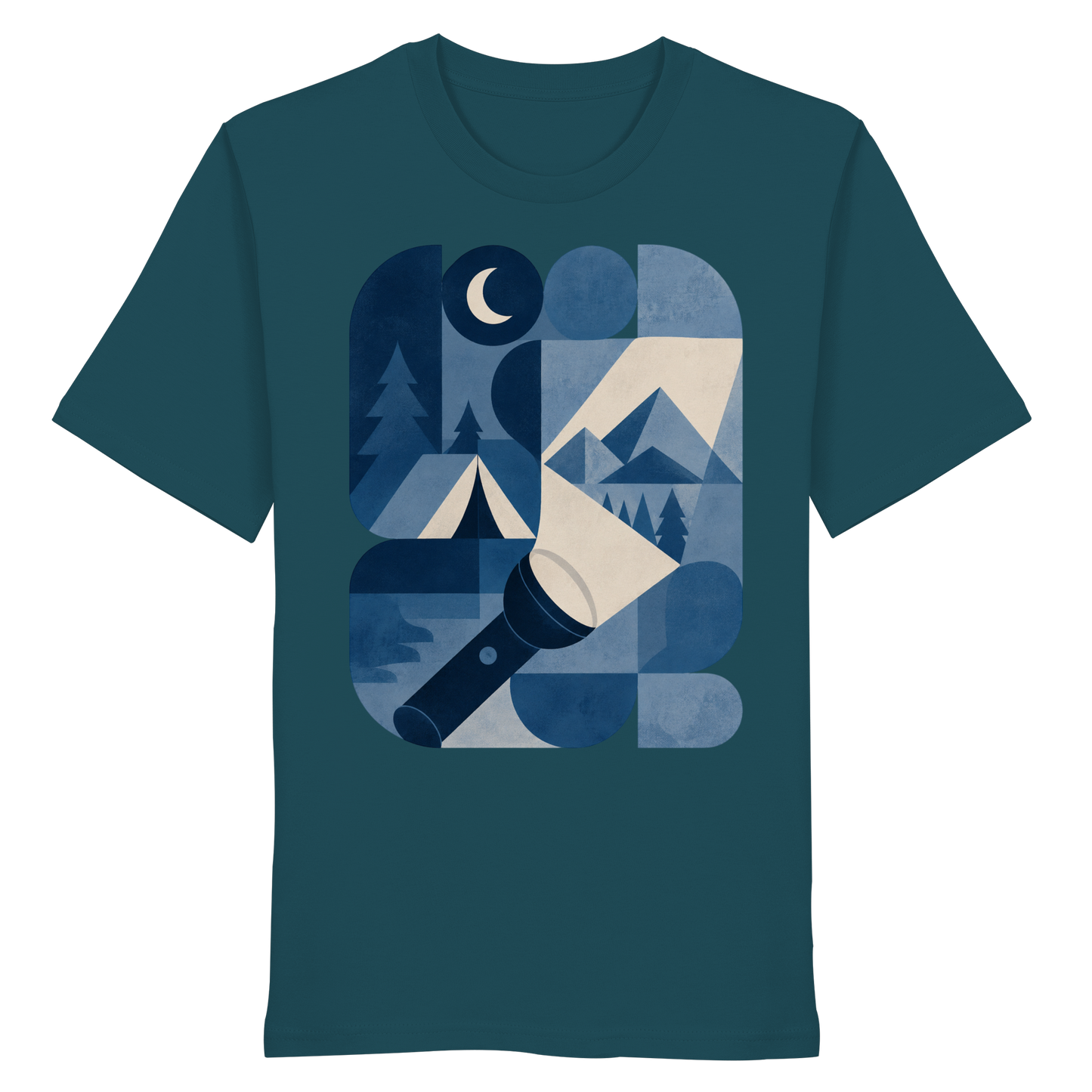 Clever Outdoor Blue System - Organic Shirt