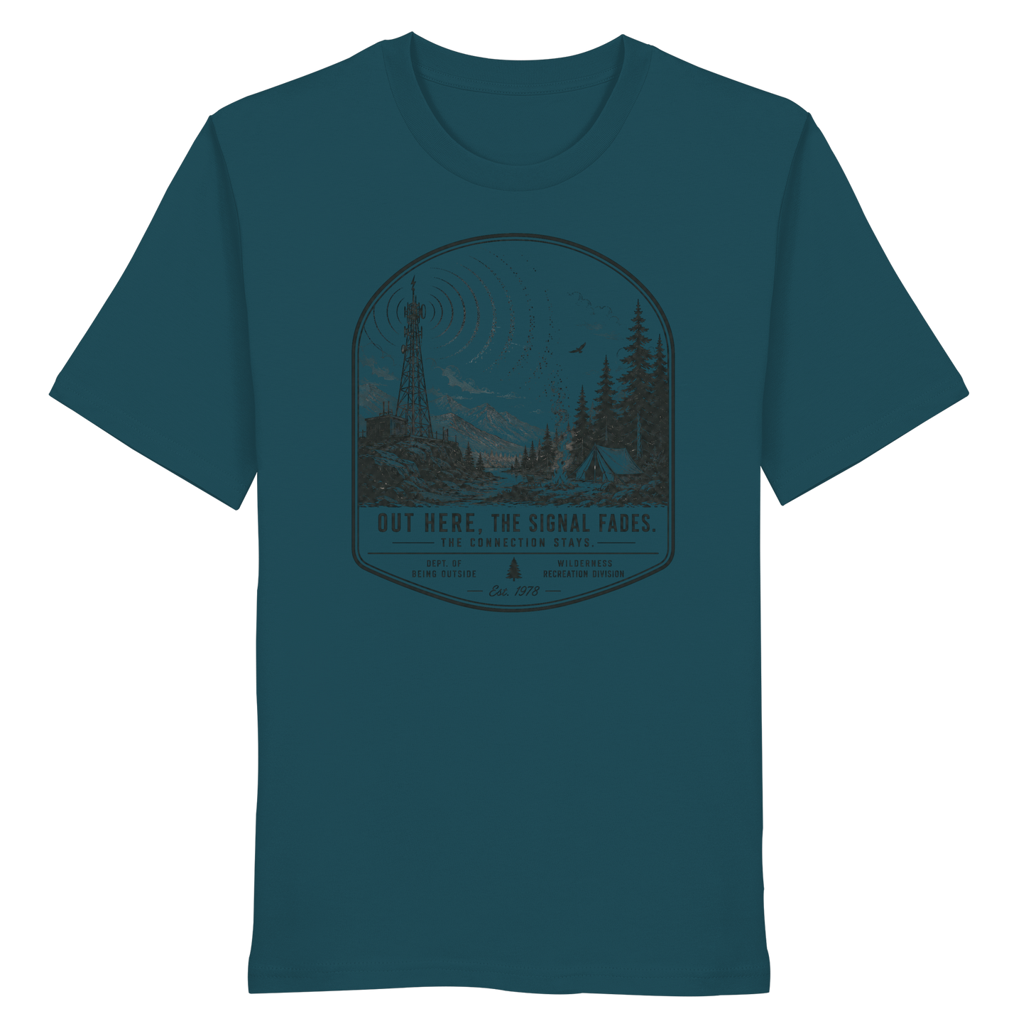 Clever Outdoor Signal Fades - Organic Shirt