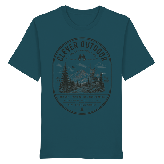 Clever Outdoor Monitoring Division - Organic Shirt - clever-outdoor.de