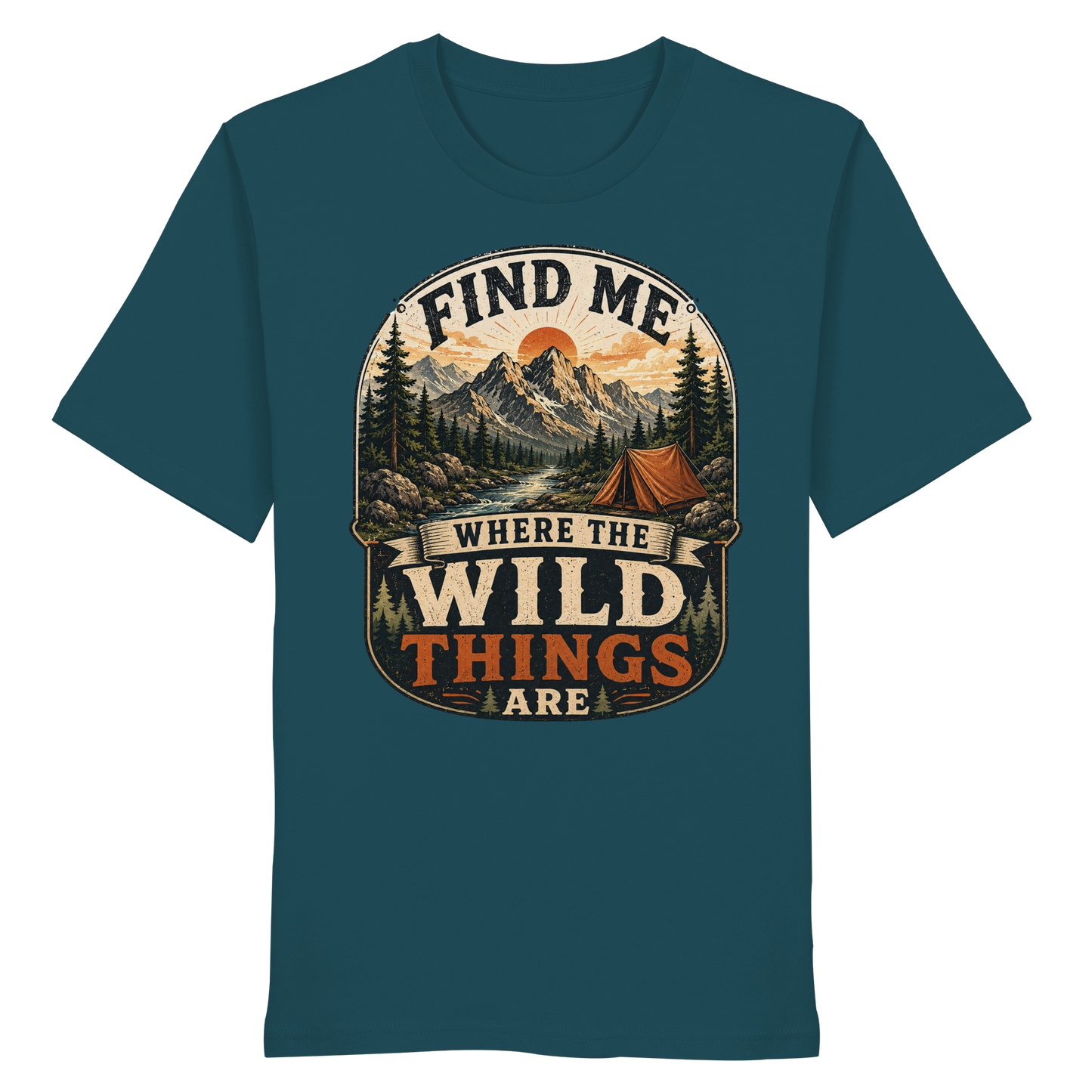 Clever Outdoor Find Me Where The Wild Things Are  - Organic Shirt