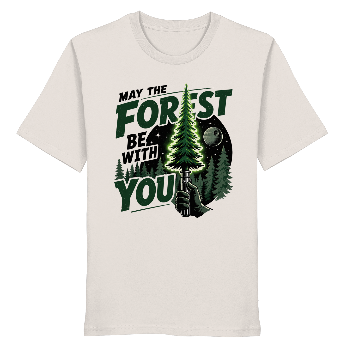 Clever Outdoor May The Forest Be With You - Organic Shirt