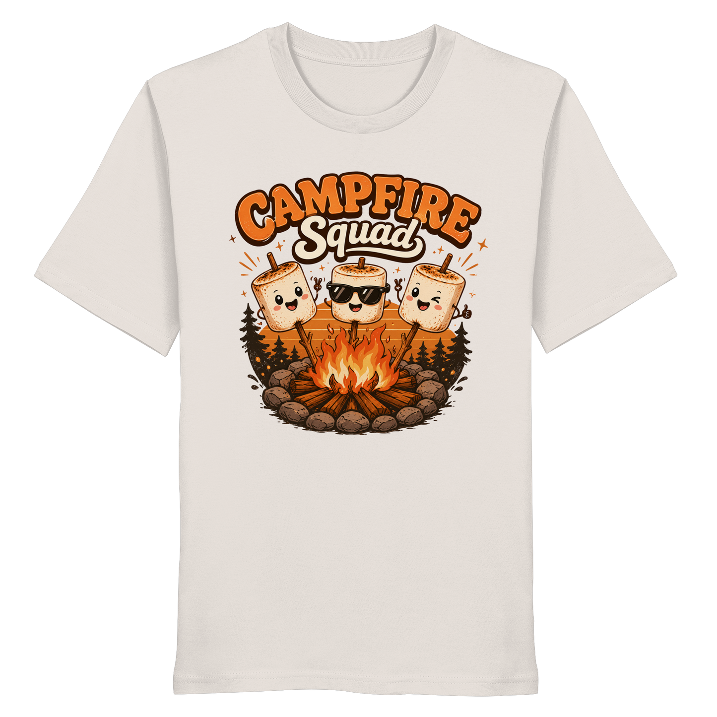 Clever Outdoor Campfire Squad - Organic Shirt