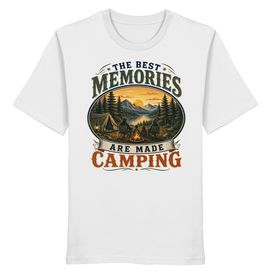 Clever Outdoor The Best Memories Are Made Camping - Organic Shirt - clever-outdoor.de