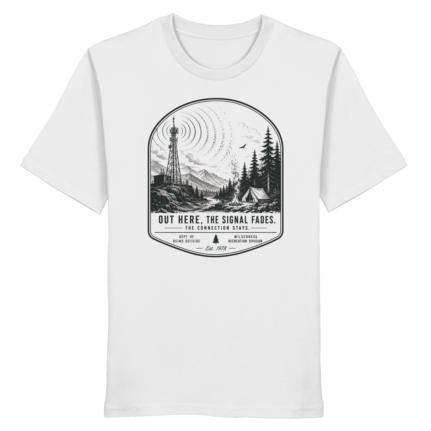 Clever Outdoor Signal Fades - Organic Shirt