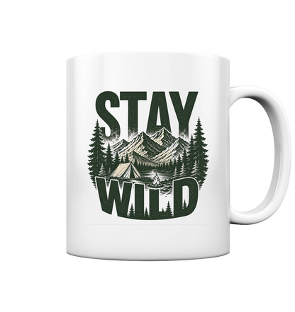 Clever Outdoor Stay Wild  - Tasse glossy