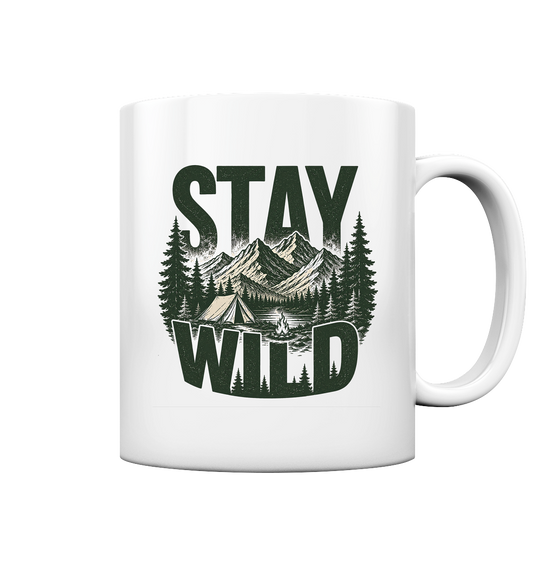 Clever Outdoor Stay Wild  - Tasse glossy - clever-outdoor.de